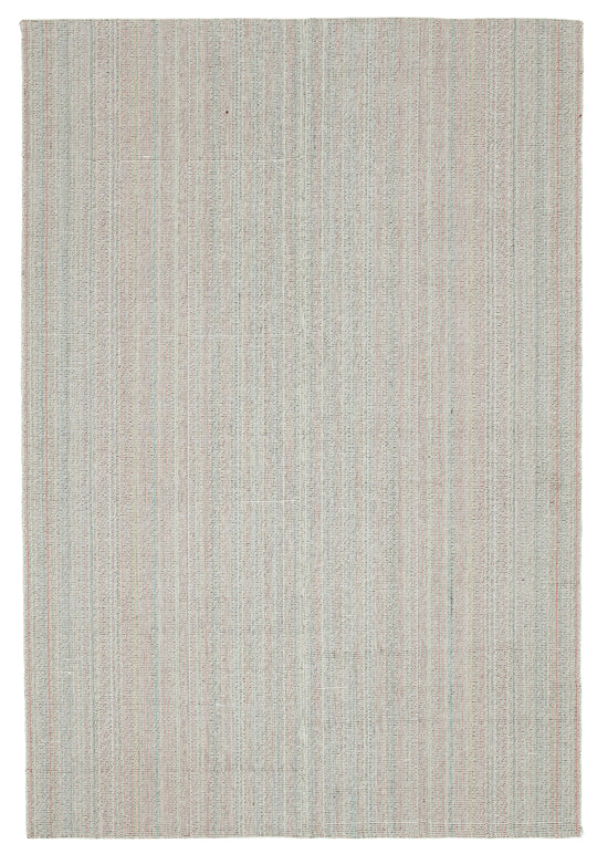 7x10 Beige Modern Kilim Rug - 36294