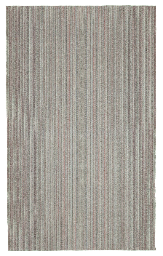 7x11 Grey Modern Kilim Rug - 36295