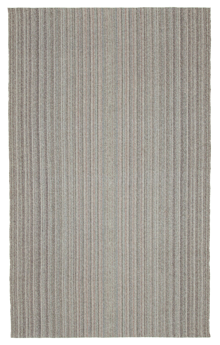 7x11 Grey Modern Kilim Rug - 36295