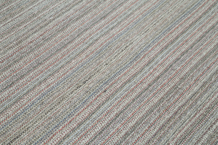 7x11 Grey Modern Kilim Rug - 36295