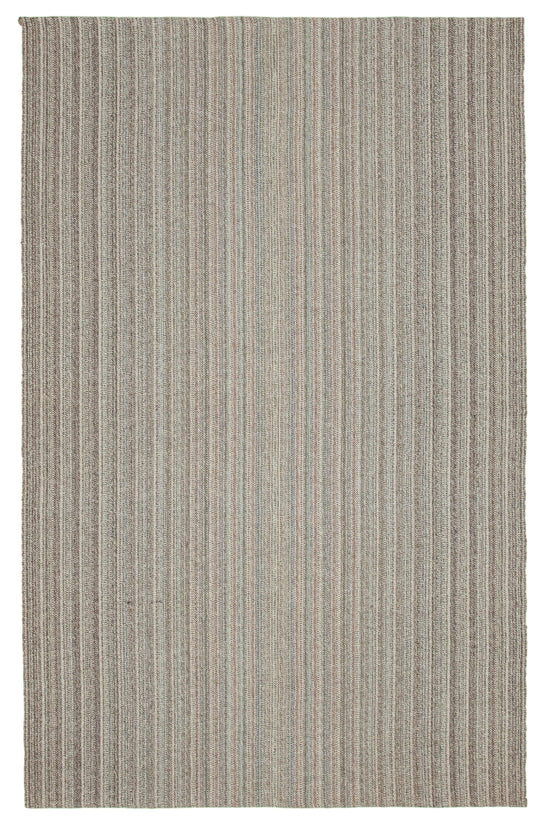 6x10 Grey Modern Kilim Rug - 36296