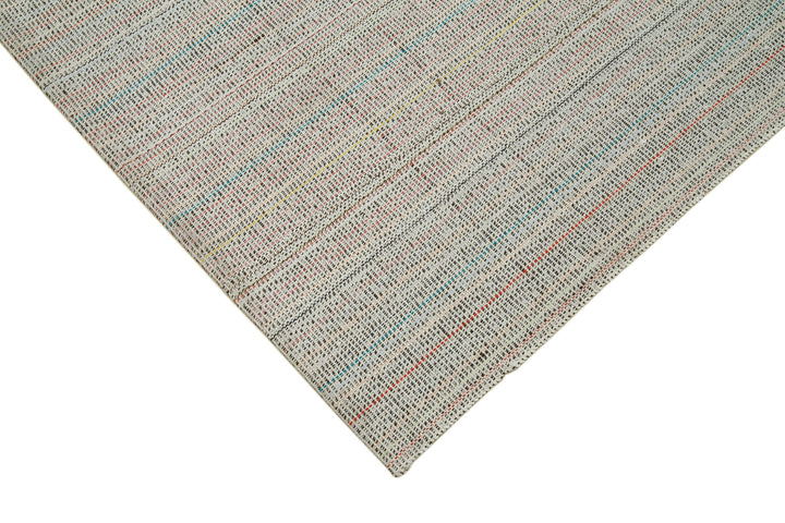 7x10 Beige Modern Kilim Rug - 36298