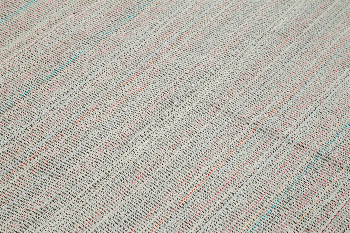 7x10 Beige Modern Kilim Rug - 36298