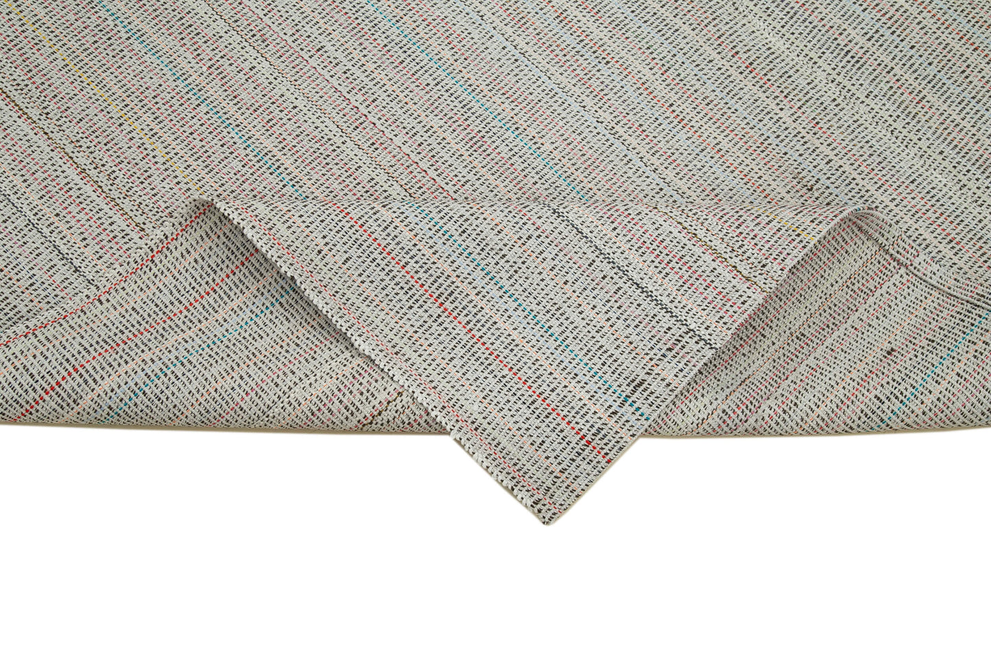 7x10 Beige Modern Kilim Rug - 36298