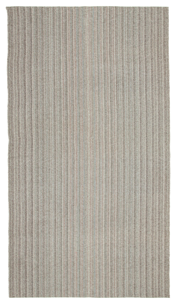 7x11 Grey Modern Kilim Rug - 36300