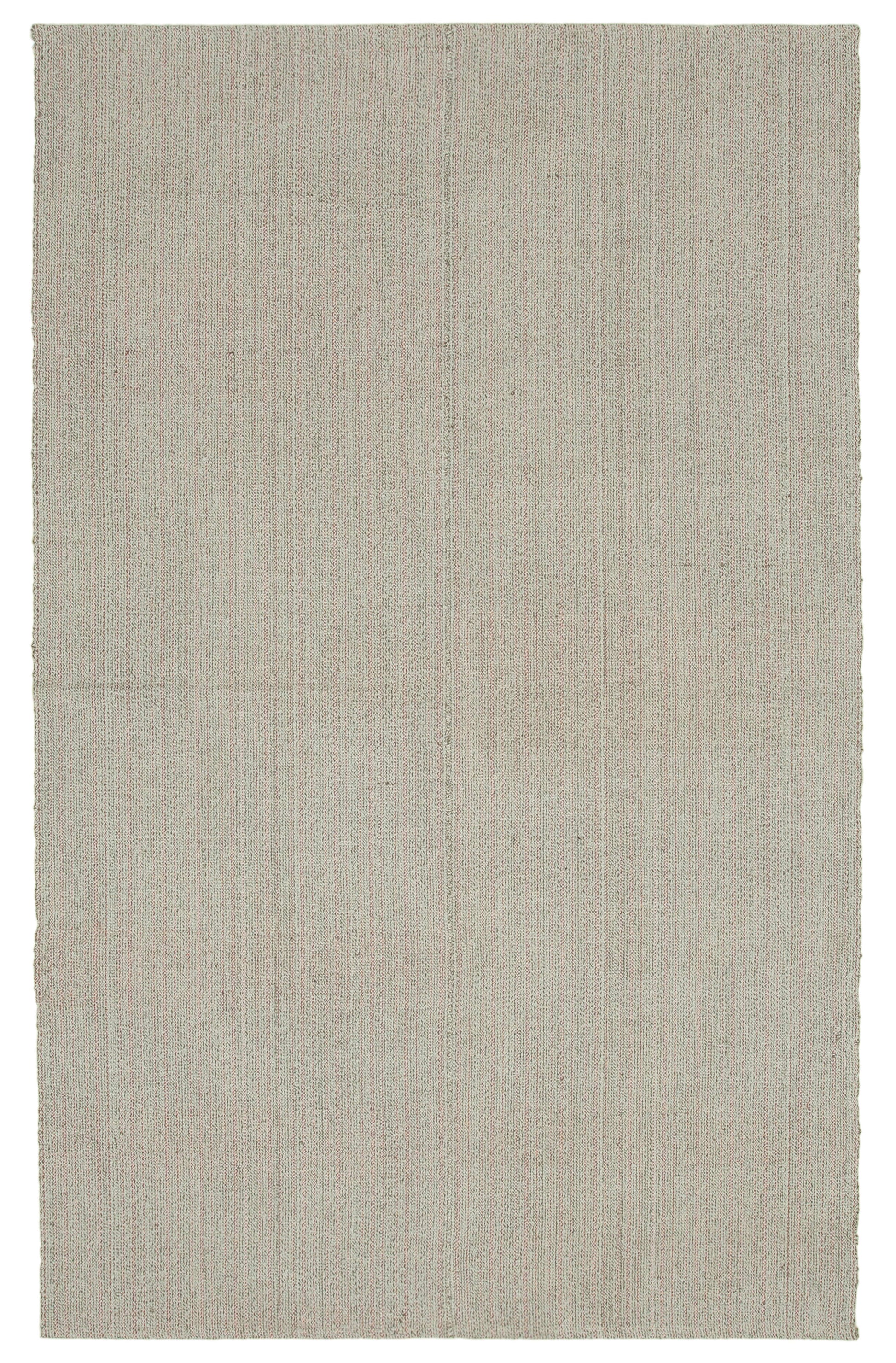 6x9 Grey Modern Kilim Rug - 36301