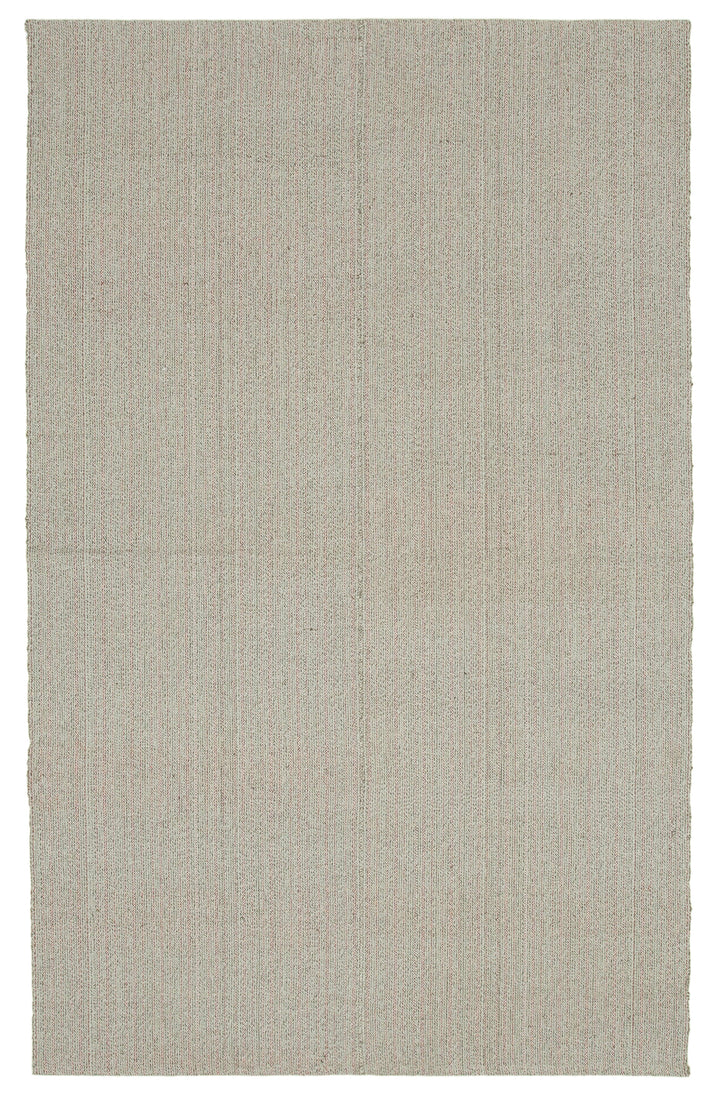 6x9 Grey Modern Kilim Rug - 36301