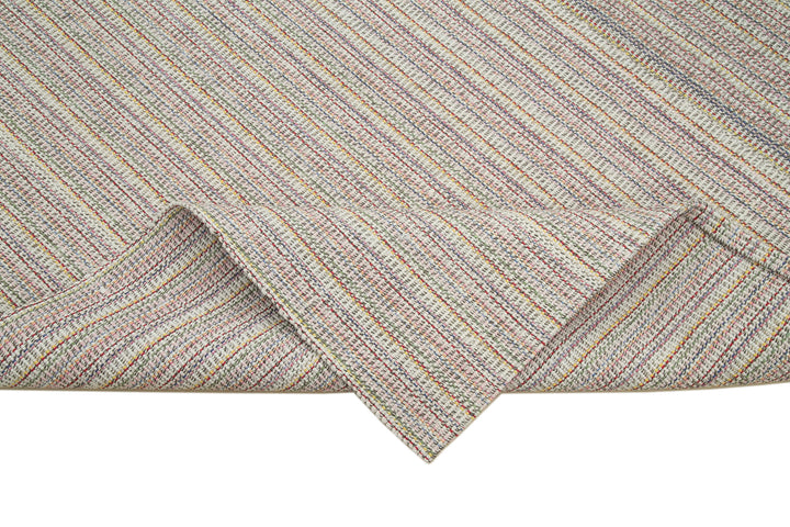 7x11 Multicolor Modern Kilim Rug - 36302