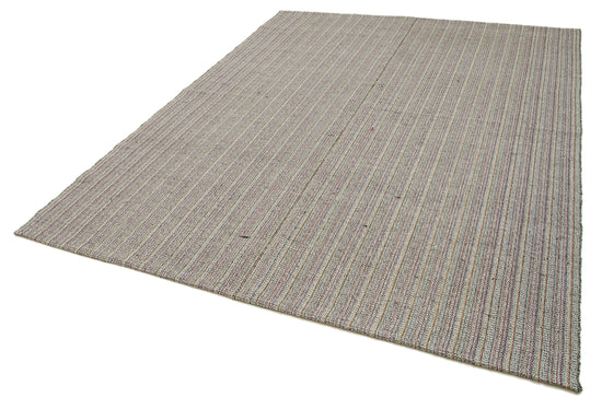 7x9 Multicolor Modern Kilim Rug - 36304