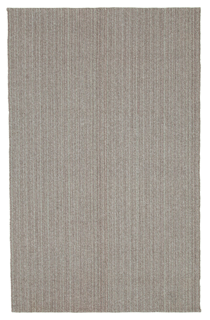 7x10 Grey Modern Kilim Rug - 36305