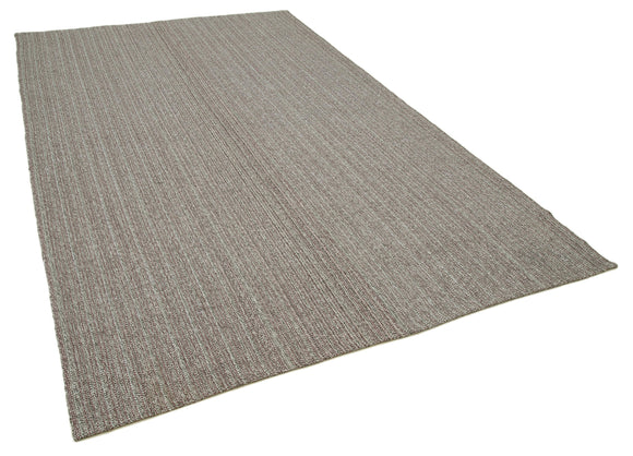7x10 Grey Modern Kilim Rug - 36305