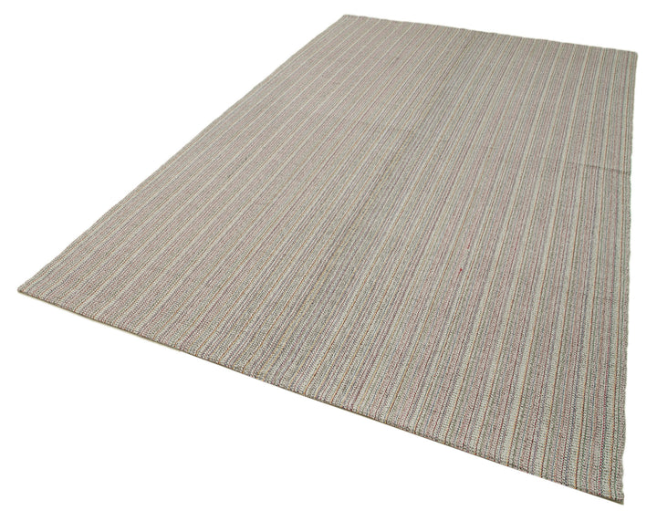 6x10 Multicolor Modern Kilim Rug - 36306