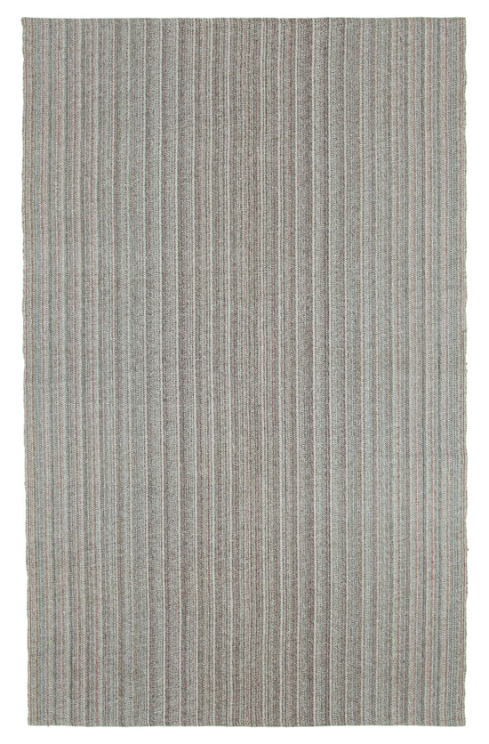 7x11 Grey Modern Kilim Rug - 36308