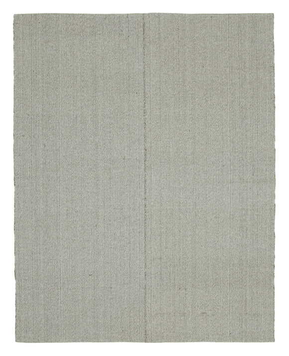7x9 Grey Modern Kilim Rug - 36309