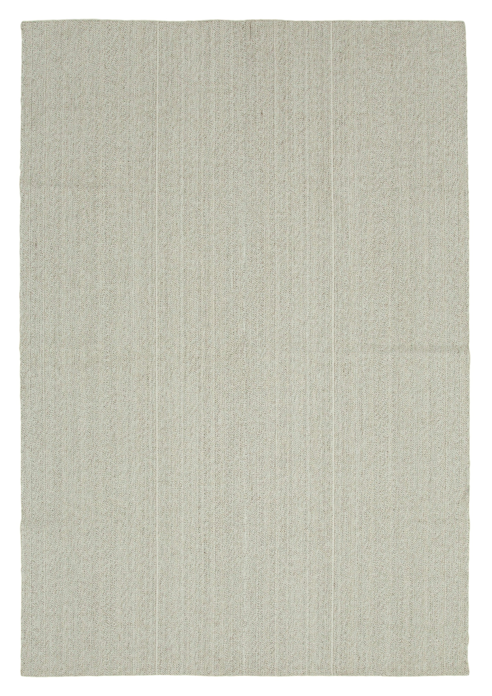 6x9 Beige Modern Kilim Rug - 36314