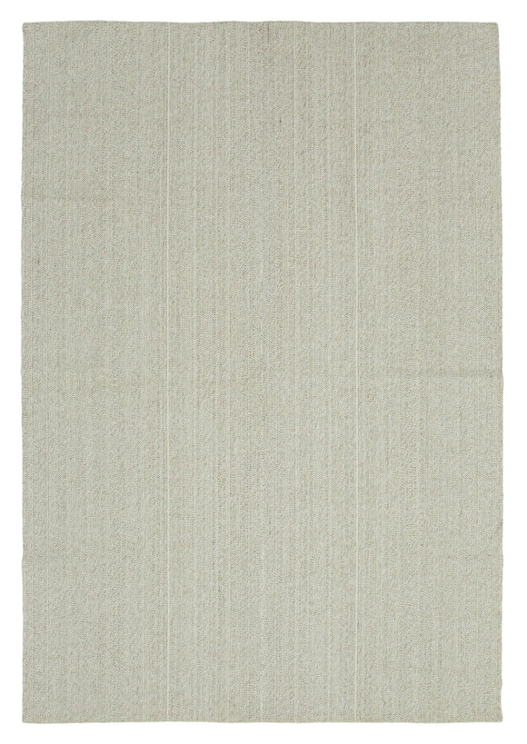 6x9 Beige Modern Kilim Rug - 36314