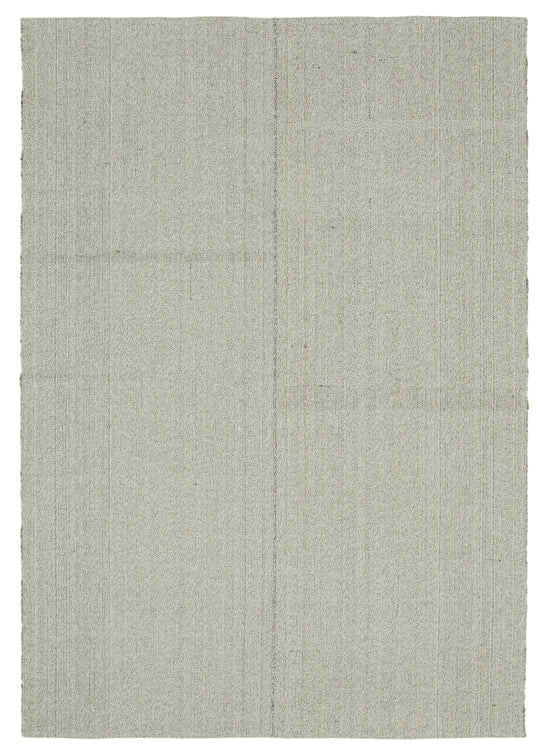 7x10 Grey Modern Kilim Rug - 36315