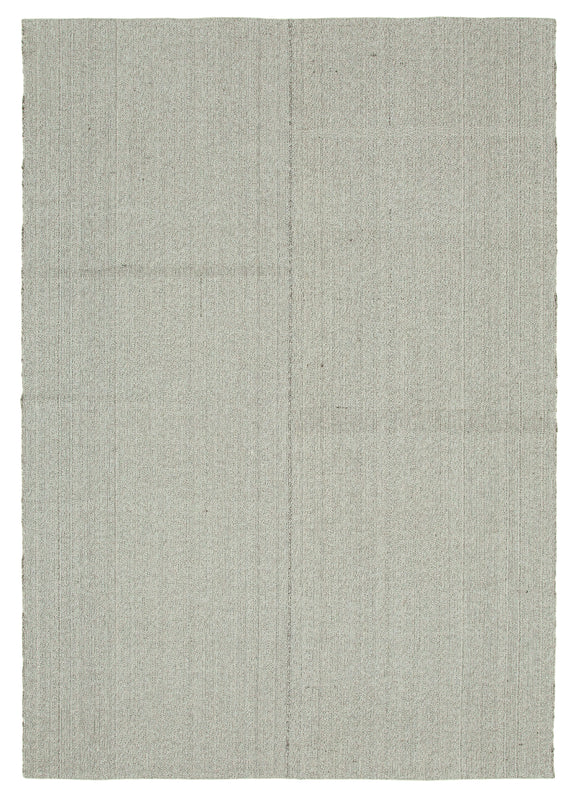 7x10 Grey Modern Kilim Rug - 36315