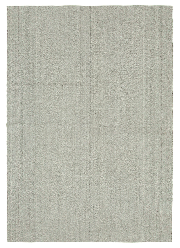 7x10 Grey Modern Kilim Rug - 36315