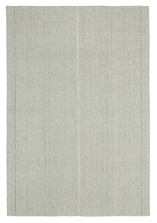 7x10 Beige Modern Kilim Rug - 36316