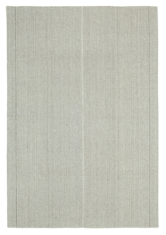 7x10 Beige Modern Kilim Rug - 36316