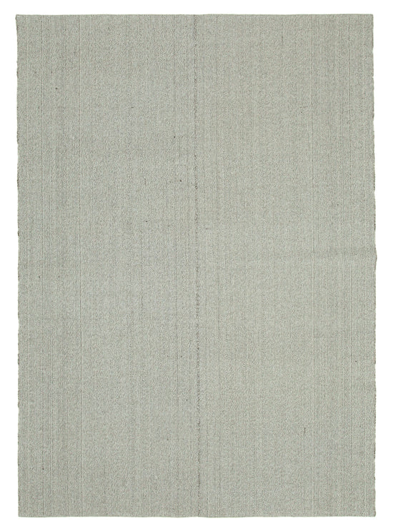 7x10 Grey Modern Kilim Rug - 36318