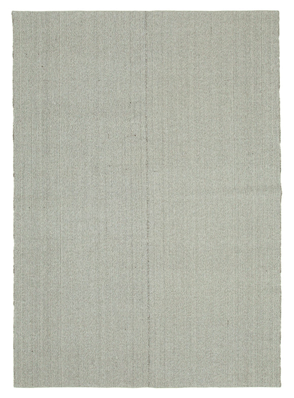 7x10 Grey Modern Kilim Rug - 36318
