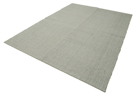 7x10 Grey Modern Kilim Rug - 36318