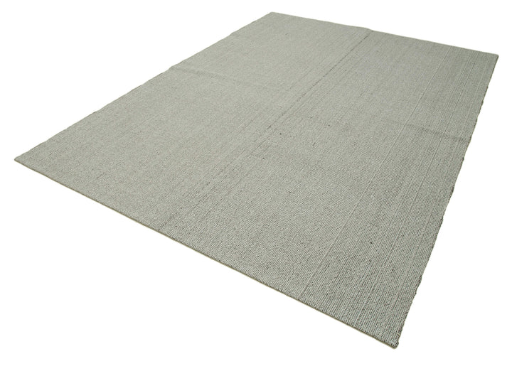 7x10 Grey Modern Kilim Rug - 36318