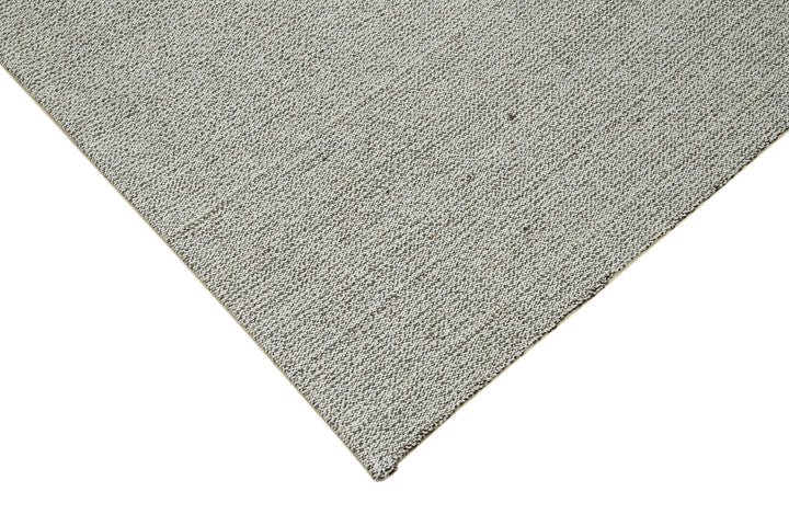 7x10 Grey Modern Kilim Rug - 36318