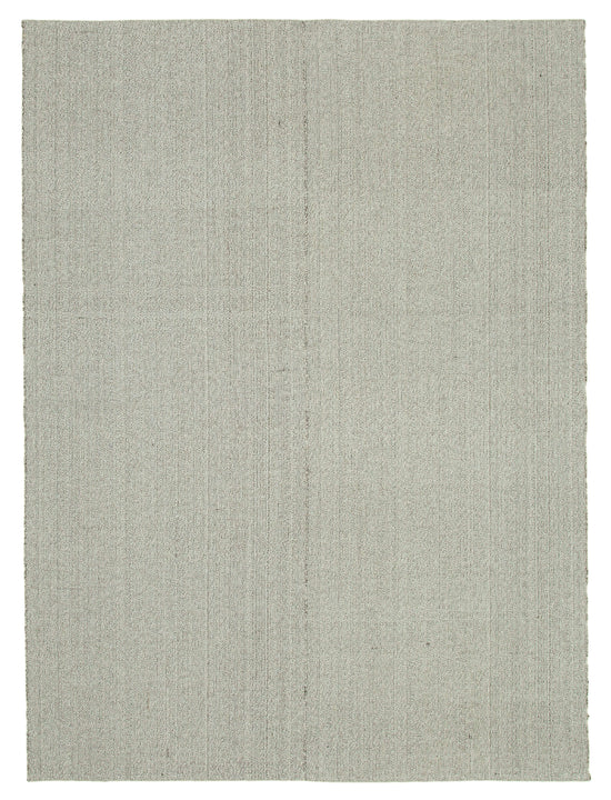 7x9 Grey Modern Kilim Rug - 36319