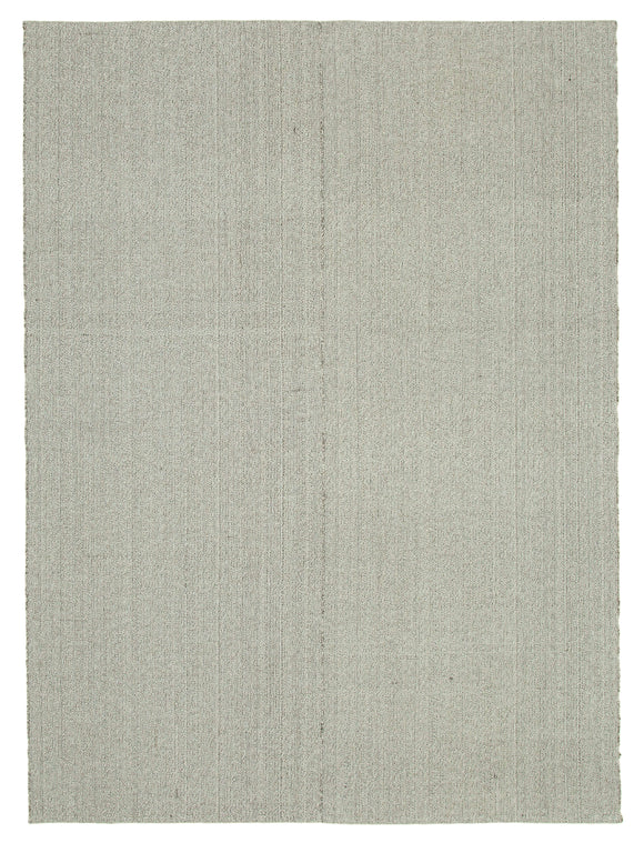 7x9 Grey Modern Kilim Rug - 36319