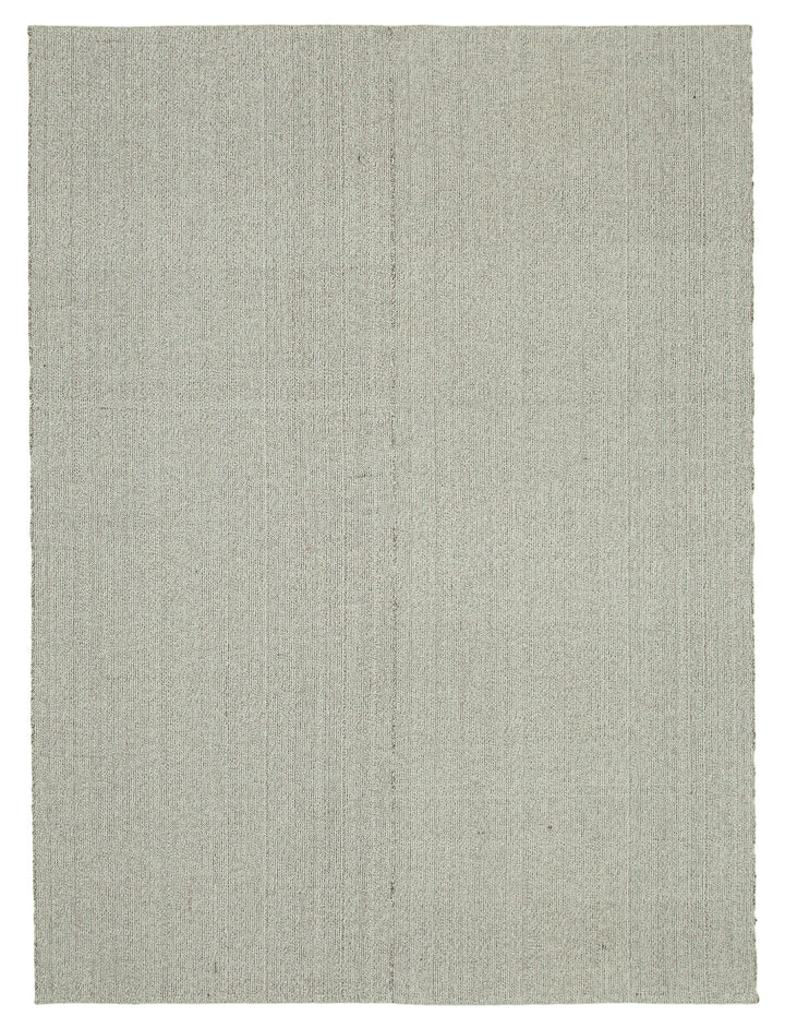 7x9 Grey Modern Kilim Rug - 36319