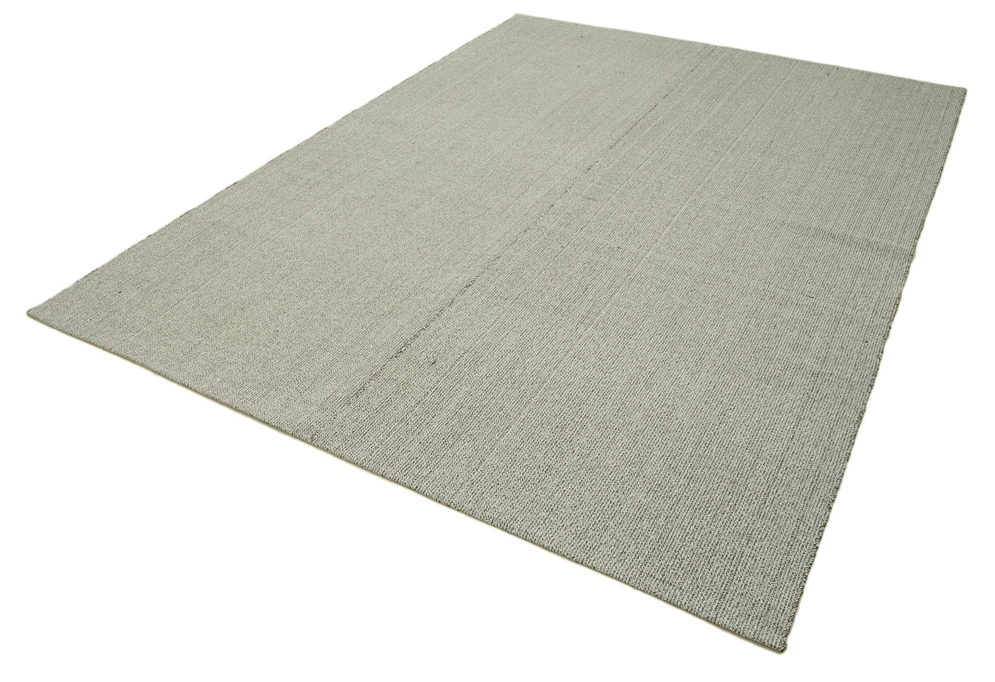 7x9 Grey Modern Kilim Rug - 36319