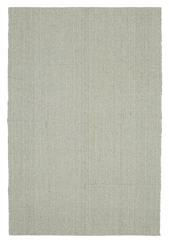7x10 Grey Modern Kilim Rug - 36320