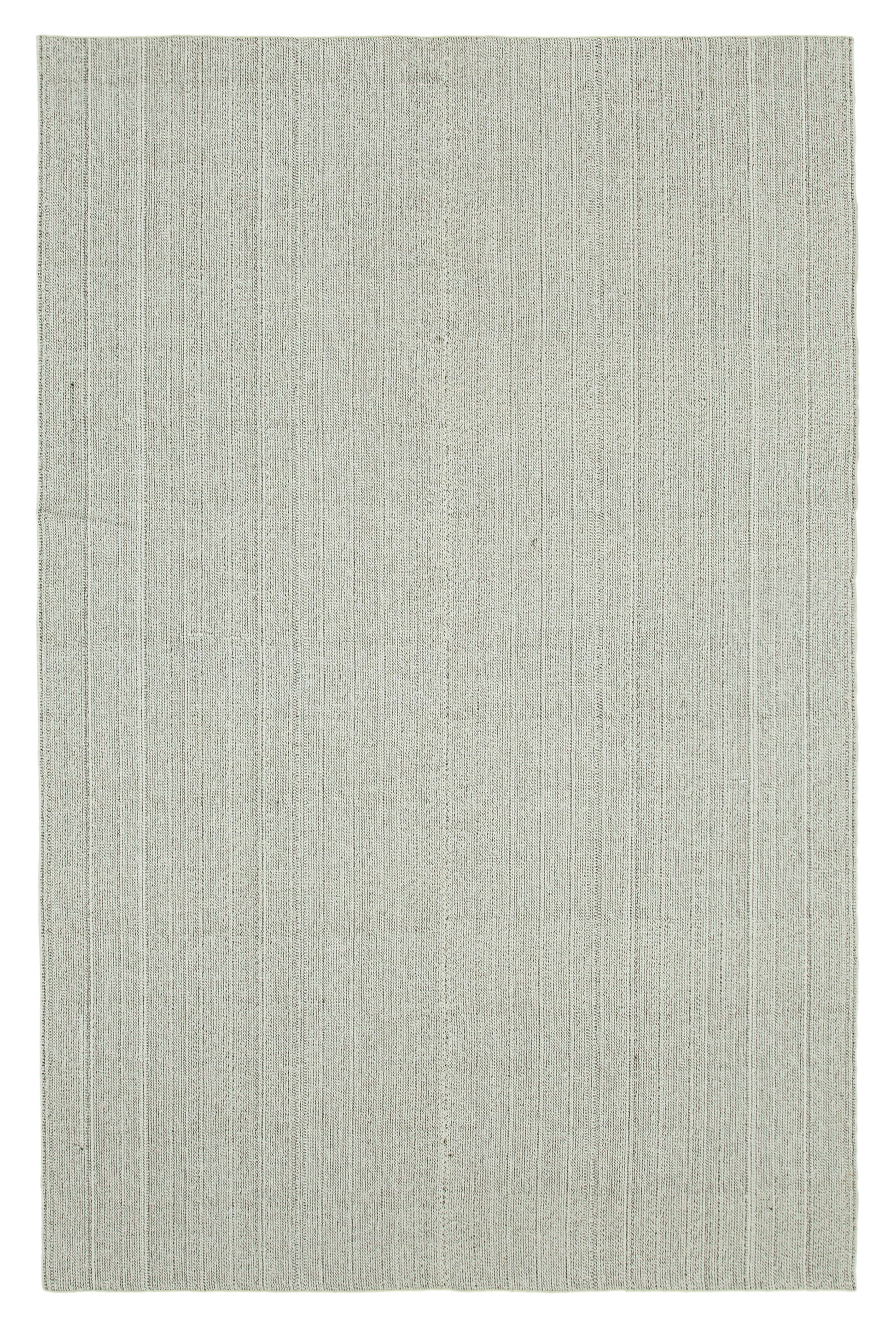 7x10 Grey Modern Kilim Rug - 36323