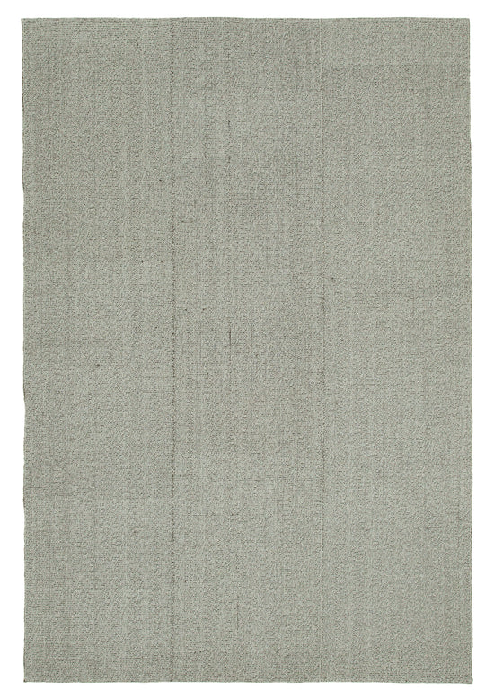 6x9 Grey Modern Kilim Rug - 36327