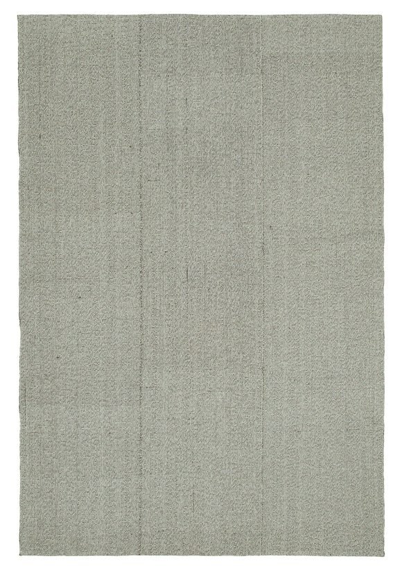 6x9 Grey Modern Kilim Rug - 36327