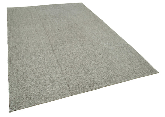 6x9 Grey Modern Kilim Rug - 36327