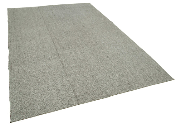 6x9 Grey Modern Kilim Rug - 36327