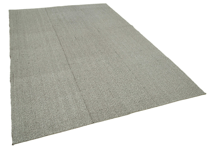 6x9 Grey Modern Kilim Rug - 36327