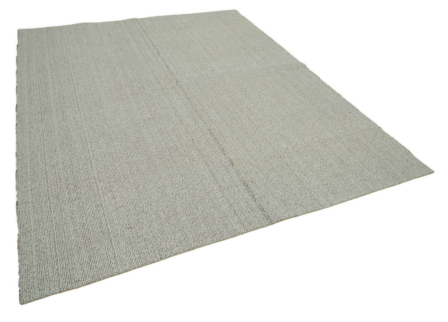 7x9 Grey Modern Kilim Rug - 36328