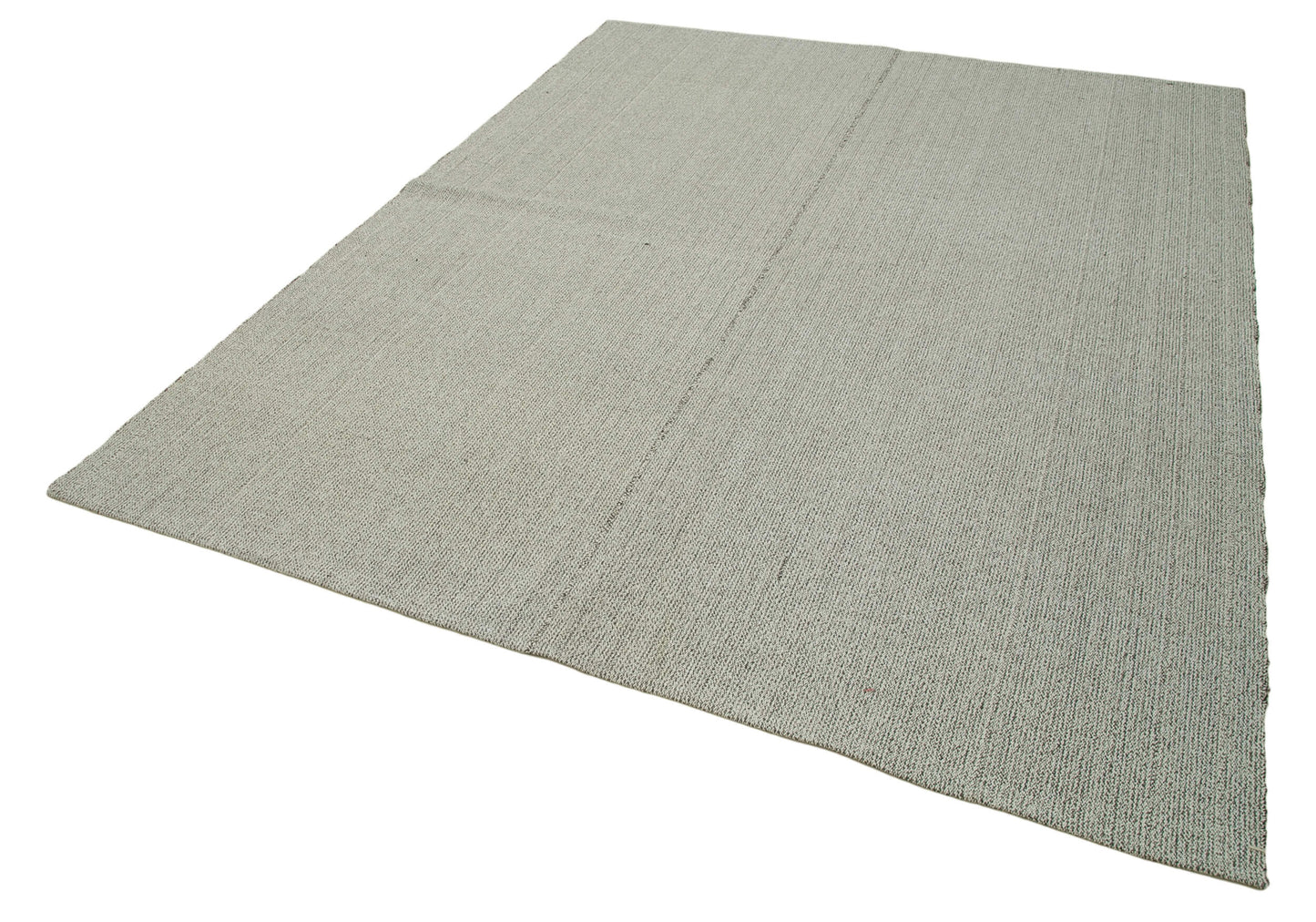 7x9 Grey Modern Kilim Rug - 36328