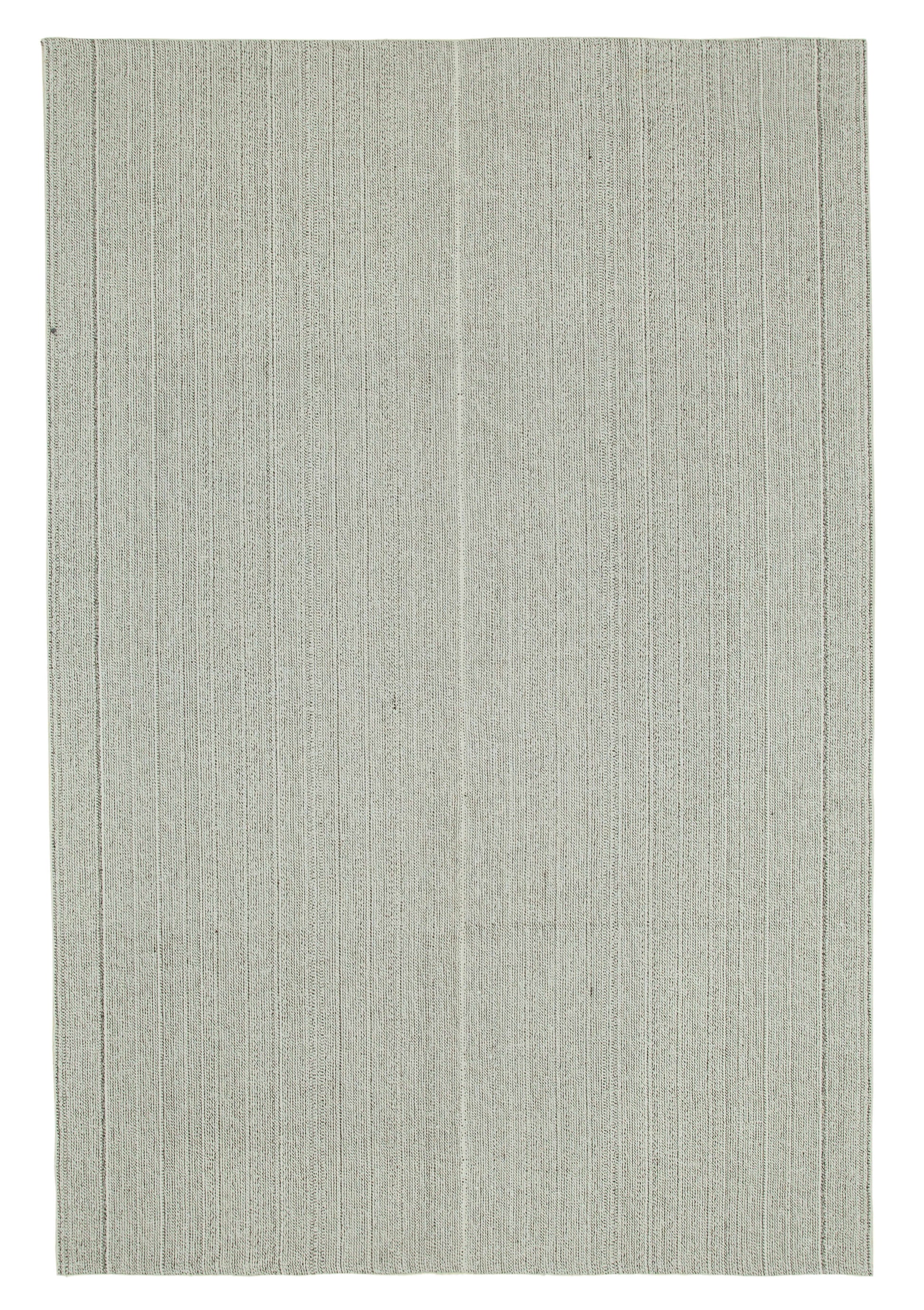 7x10 Beige Modern Kilim Rug - 36329