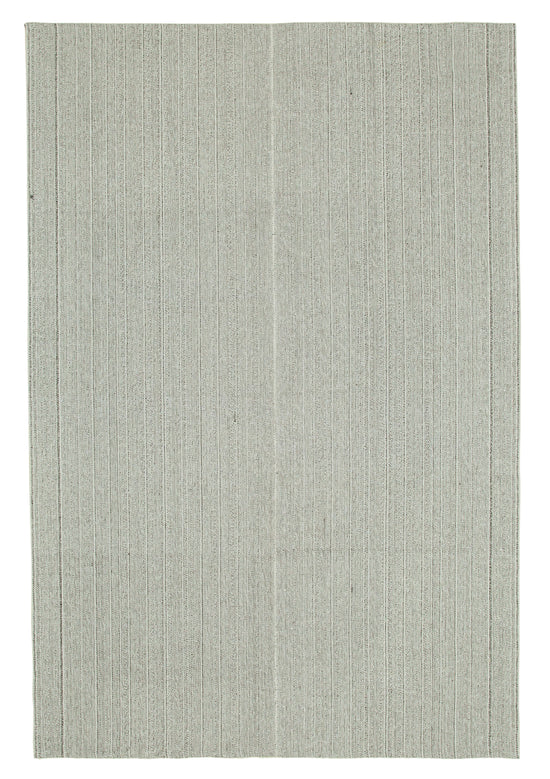 7x10 Beige Modern Kilim Rug - 36329