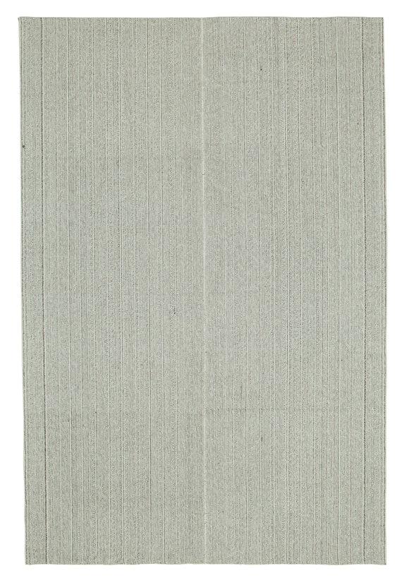 7x10 Beige Modern Kilim Rug - 36329