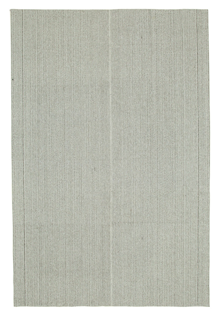 7x10 Beige Modern Kilim Rug - 36329
