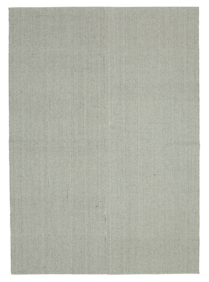 7x10 Grey Modern Kilim Rug - 36331