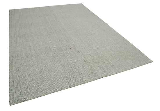 7x10 Grey Modern Kilim Rug - 36331
