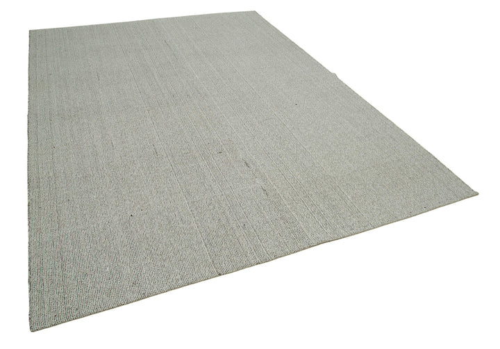 7x10 Grey Modern Kilim Rug - 36331